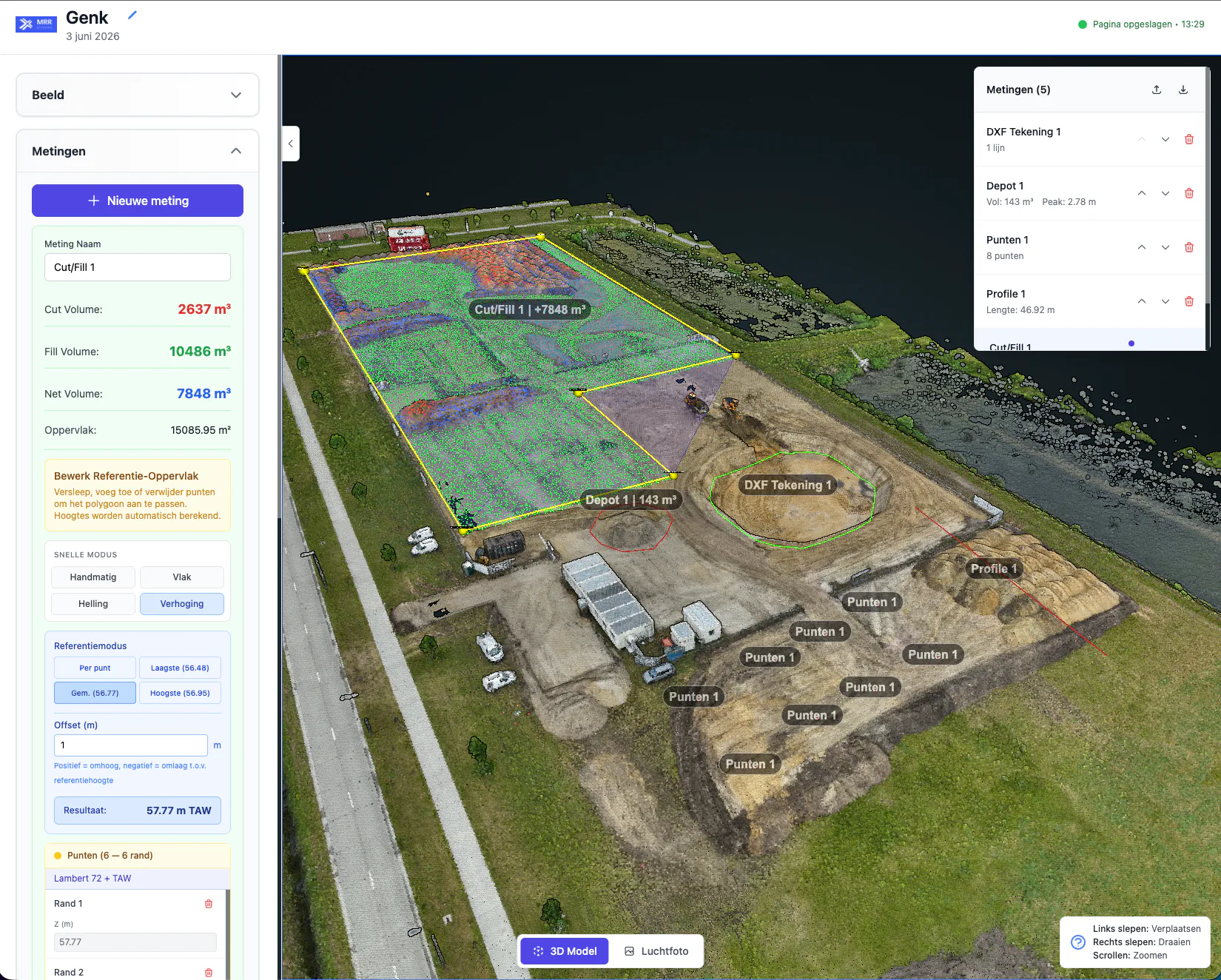 Een 3D-model met miljoenen meetpunten dat soepel in de browser draait via het AiroMap-platform