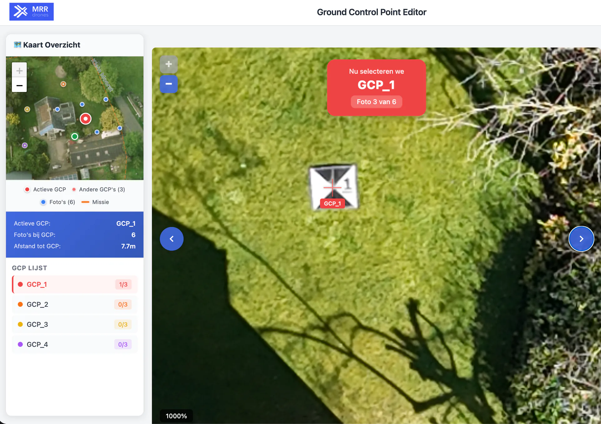 De GCP-app van AiroMap voor het verhogen van de 3D-nauwkeurigheid