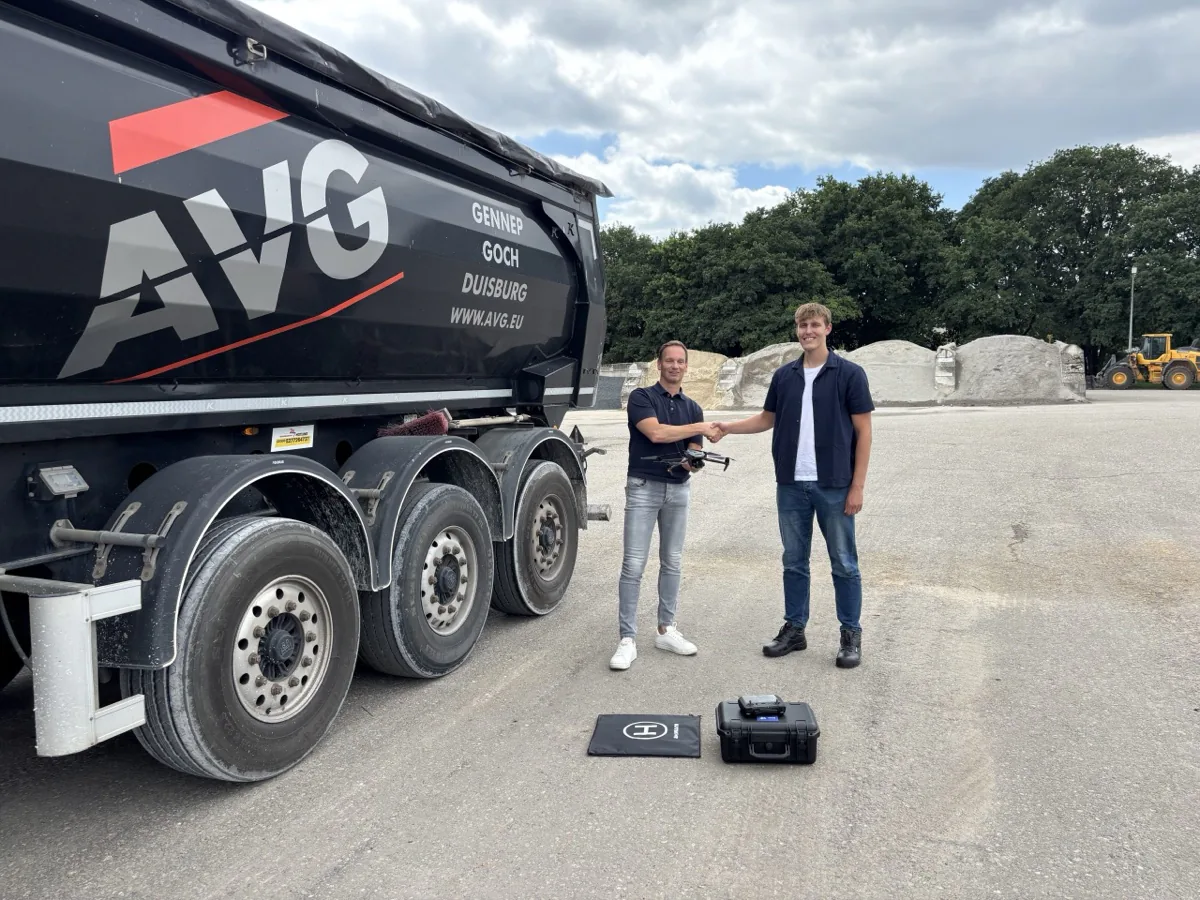 De eerste automatische dronemeting van AiroMap op een AVG-locatie